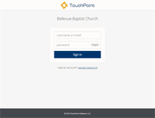 Tablet Screenshot of bellevue.bvcms.com